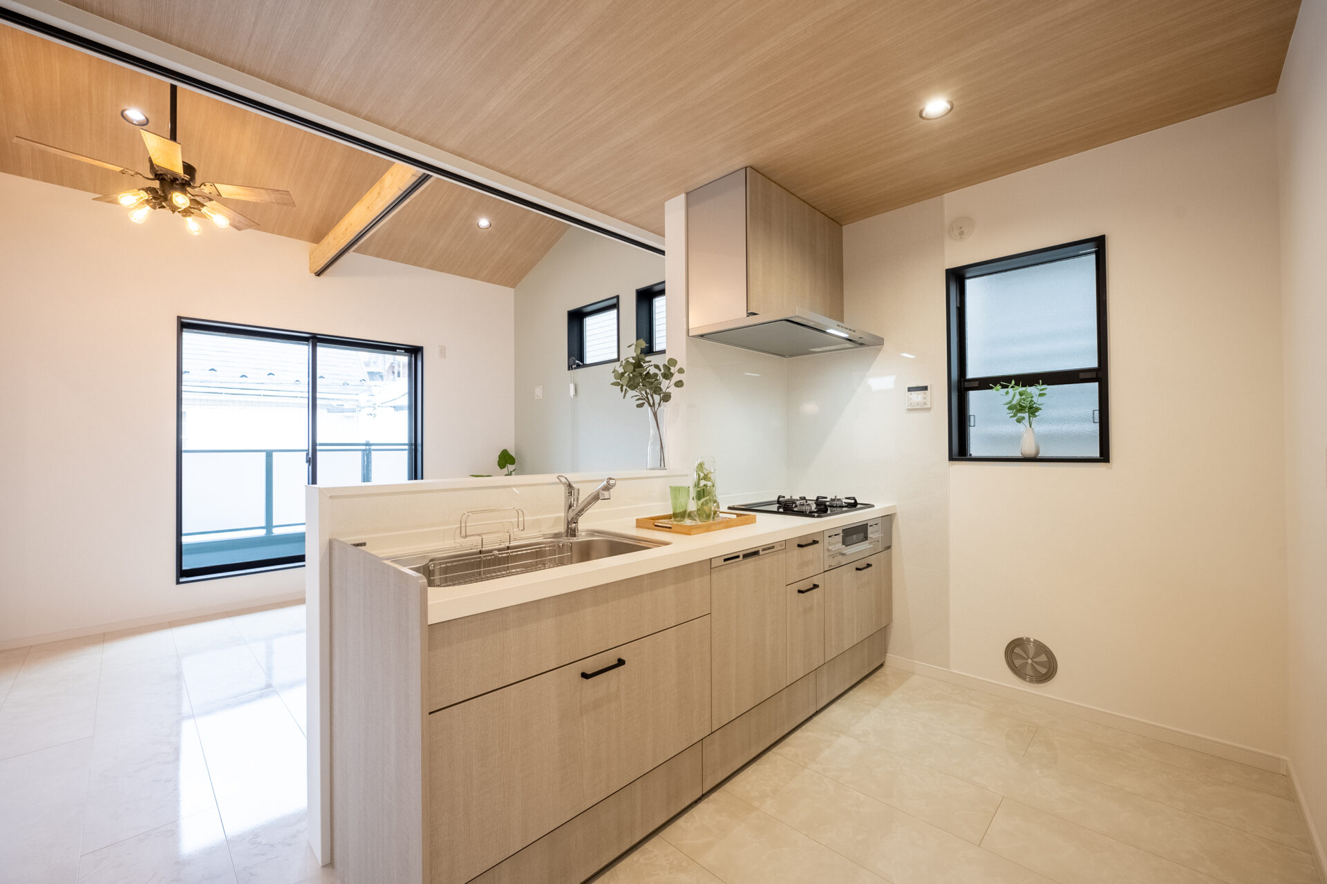 2階部のキッチン