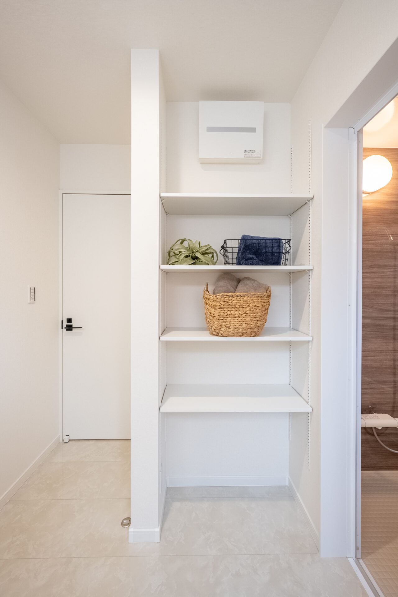 1階サニタリールームの収納