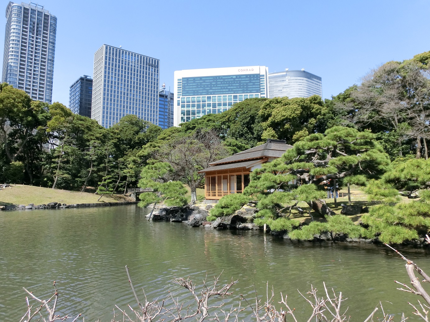 浜離宮恩賜公園散策